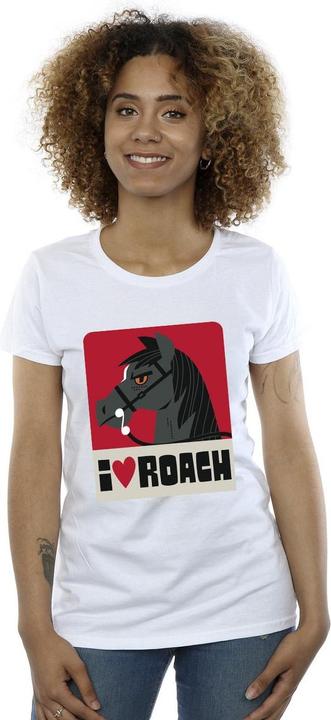 Actual product image Netflix Womens/Ladies The Witcher I Heart Roach Cotton T-Shirt (S)
