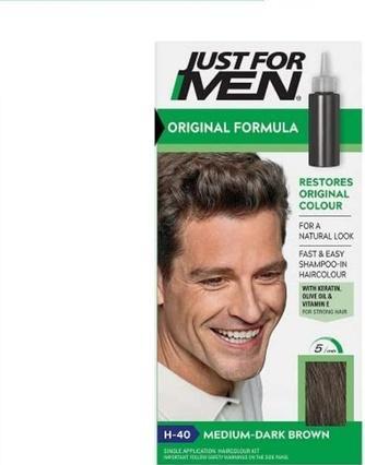Produktbild Just For Men H40 Medium Dark Brown Hair Color 60ml (60 ml)