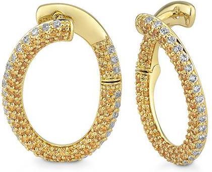 Image du produit Breuning BOUCLES D'OREILLES - BRILL. COGNAC 1,679 Ct. (Or 750/18 K)