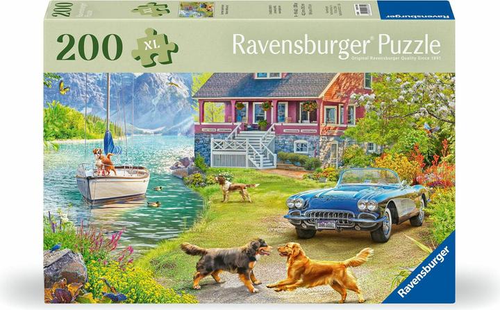 Immagine prodotto Ravensburger Puzzle 12001370 - Casa estiva in riva al lago - Puzzle per anziani e senior, con 200 (200 pezzi)