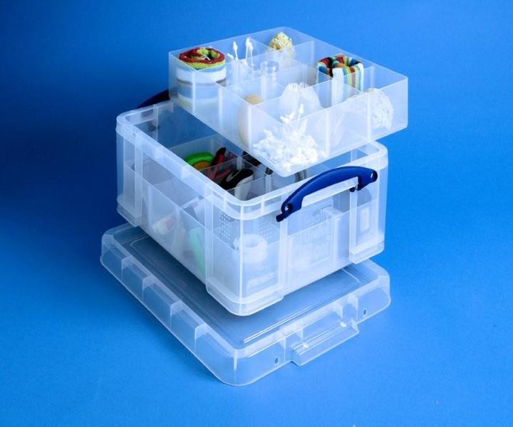 Actual product image Really Useful Box Box rangement 22l av.compar.4l (25.5 x 15.5 x 80 cm, 22 l)