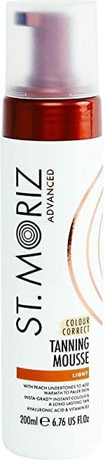 Produktbild St. Moriz St Moriz Advanced Colour Correcting Tanning Mousse Light (Selbstbräunungsschaum, 200 ml)