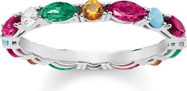 Produktbild Thomas Sabo Ring Farbige Steine (54, 925 Silber)