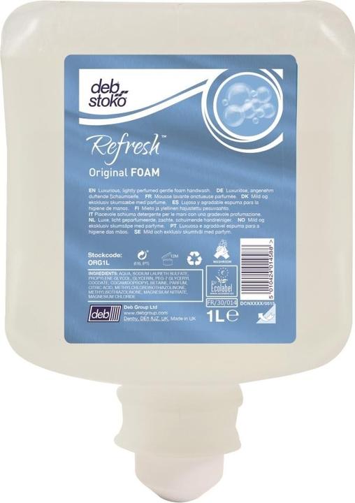 Stoko Schaumseife Original FOAM 1 l passend für 4707 020 186 parfümiert ungefärbt (Flüssigseife, 1000 ml)