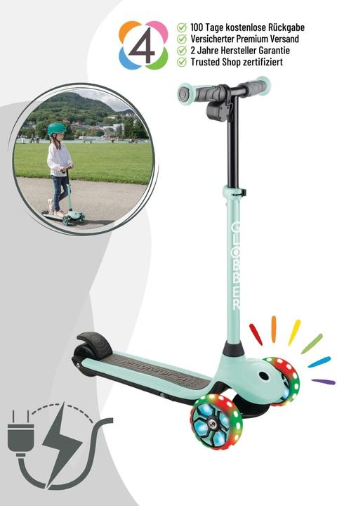 Immagine prodotto Globber E-Motion 4+, menta (10 km/h)