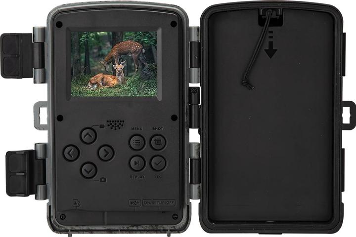 Produktbild Casativo 4K-UHD-Wildkamera, Nachtsicht, WLAN, PIR, Stand-by 8 Monate, App, IP65