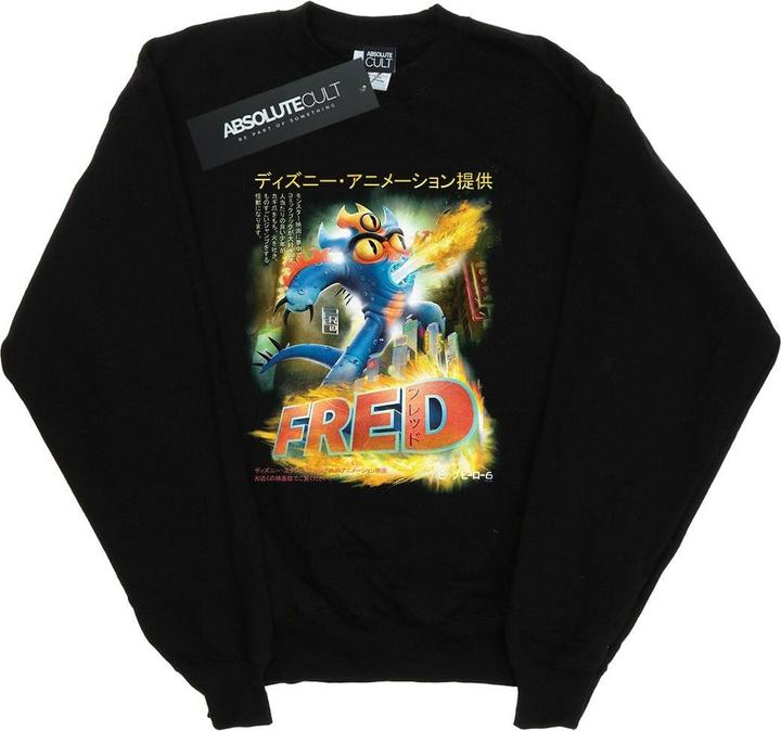 Produktbild Disney Big Hero 6 Fred Anime Poster Sweatshirt Mädchen (152, 158)
