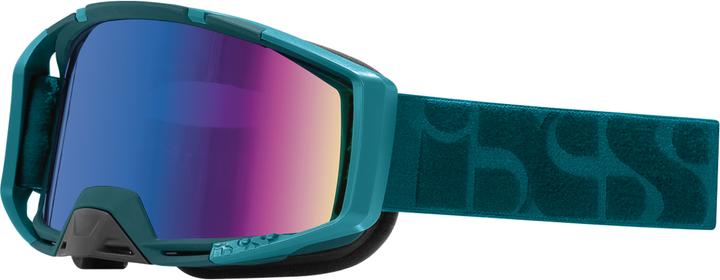 Actual product image iXS Goggle Trigger everglade / mirror cobalt LP (Green Everglade, Mirror cobalt)