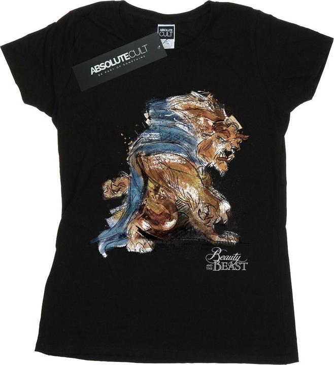 Produktbild Disney Beauty And The Beast Beast Sketch TShirt (L)