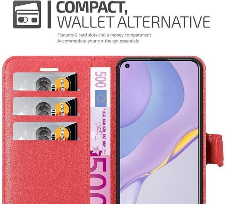 Actual product image Cadorabo Book with stand function cover (Huawei Nova 7 5G)