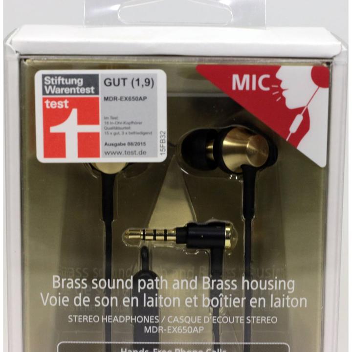 Image du produit Sony Mdr-Ex650ap (pas de réduction du bruit, Filaire)