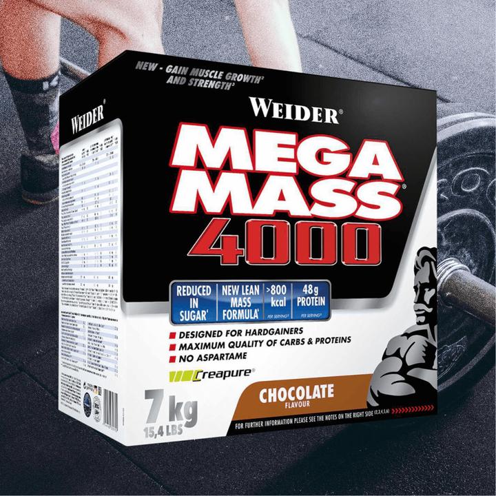Actual product image Weider Mega Mass 4000 (Chocolate, 1 pcs., 7000 g)