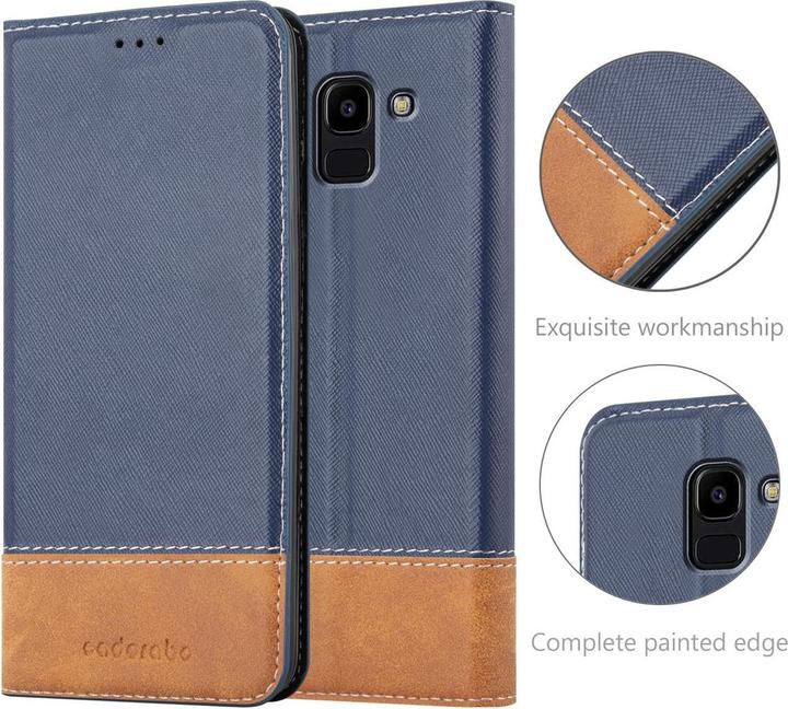 Actual product image Cadorabo X-Wallet faux leather suit cover (Samsung Galaxy J6 (2018))