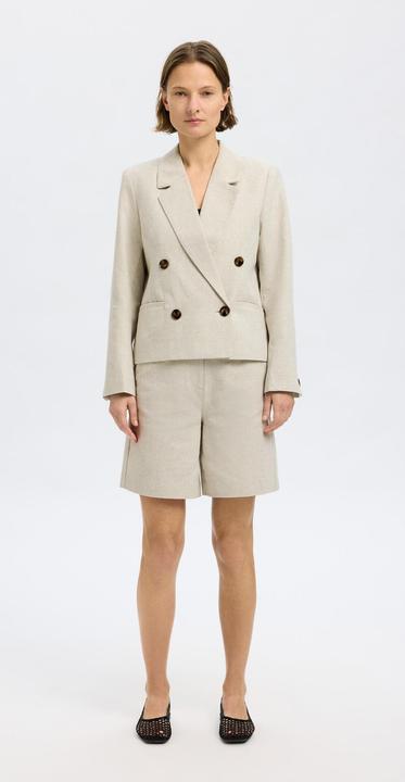 Immagine prodotto Selected Femme Cropped Blazer aus Leinengemisch (42)