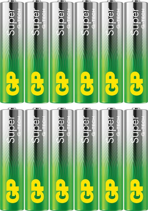 Immagine prodotto GP Batteries BATTERIE SUPER ALCALINE AAA 1.5V 12PCE (12 pz., AAA)
