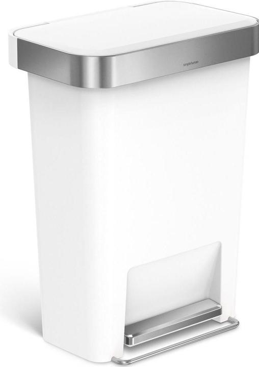 Produktbild Simplehuman 45 l, Einzelfach, weisser Kunststoff (45 l)