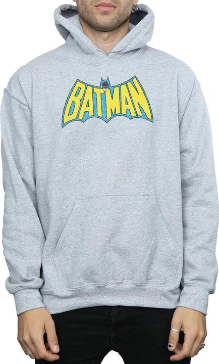 Immagine prodotto Batman Crackle Logo Felpa con Cappuccio Uomo (L)