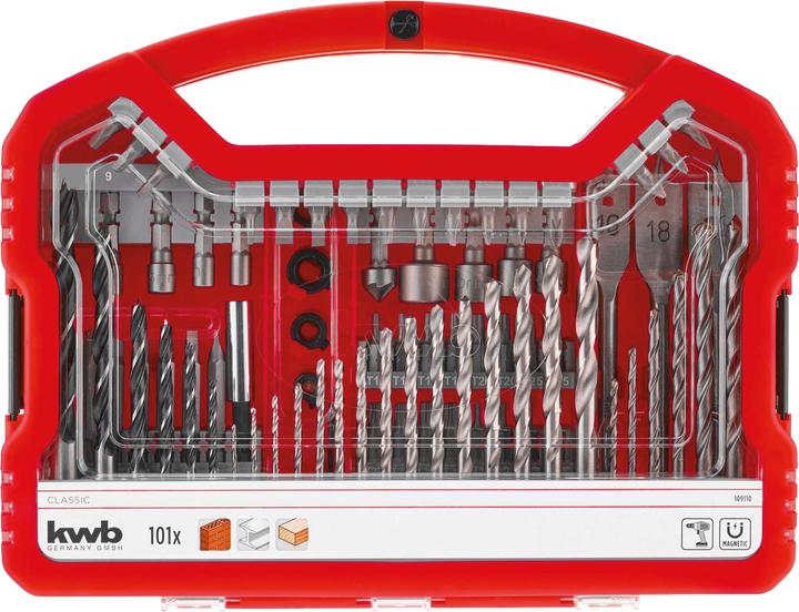 kwb Bit drill set 101 pcs. (1.5 - 8 mm)