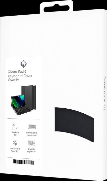 Actual product image Cazy Keyboard Cover Compatible with Xiaomi Pad 6 - Protective Case with Magnetic Detachable Keyboard - (Eng. Int., Xiaomi Pad 6)