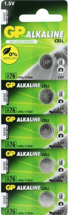 Actual product image GP Batteries Alkaline (10 pcs., LR44, 105 mAh)
