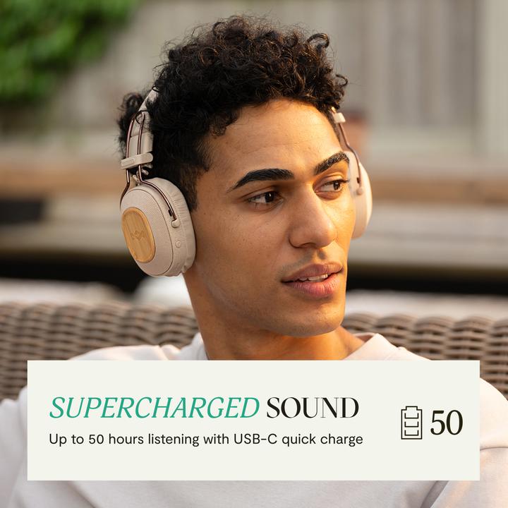 Actual product image House of Marley Positive Vibration Bluetooth headphones (50 h)