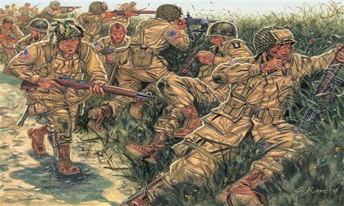 Immagine prodotto Italeri Paracadutisti statunitensi della Seconda Guerra Mondiale