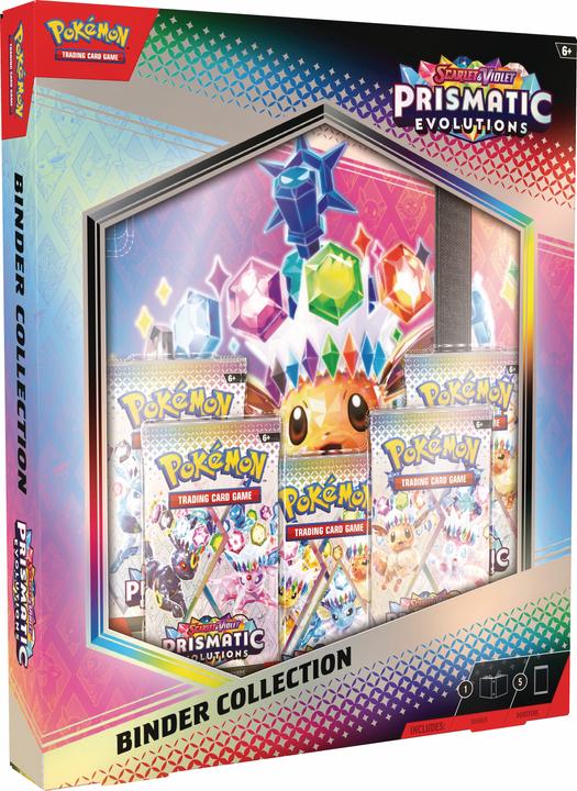 Image du produit Pokémon Collection Prismatic Evolutions Binder (Anglais, Affichage du booster)