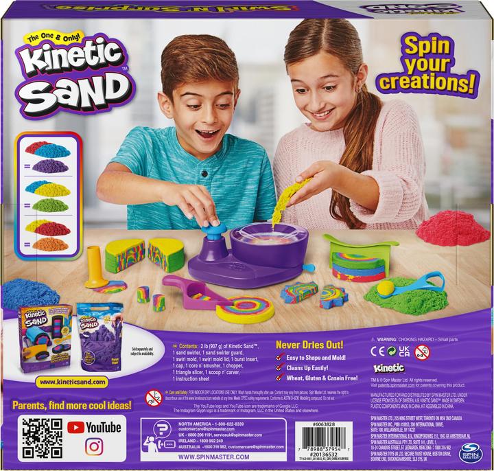 Actual product image Spin Master Kinetic Sand Swirl n' Surprise