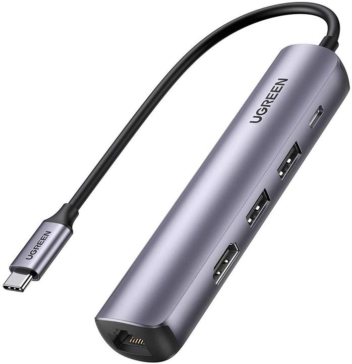 Produktbild Ugreen USB-C zu 2x USB-A (USB-C, 5 Ports)