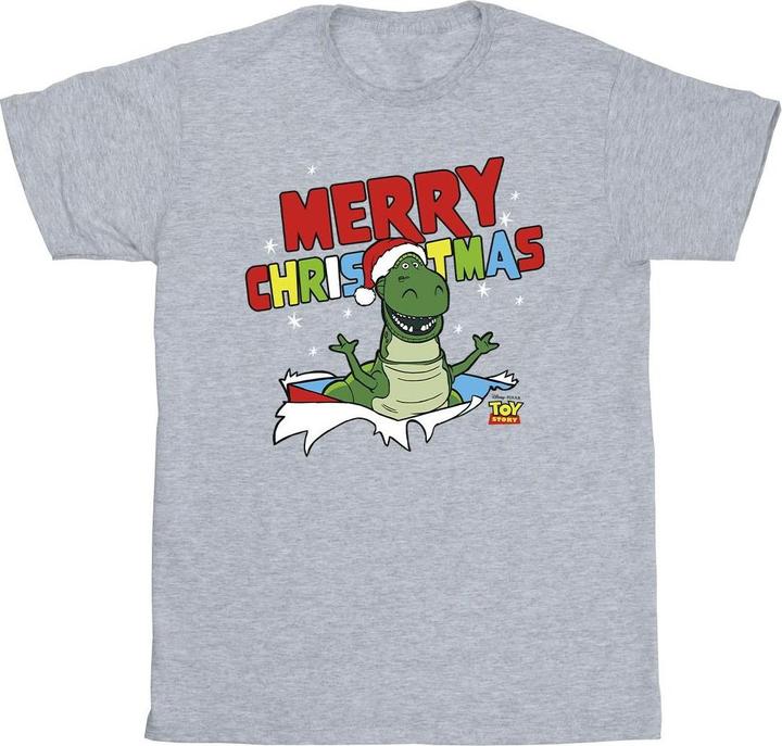 Immagine prodotto Disney Toy Story Rex Christmas Burst Maglietta Ragazzi (152, 158)