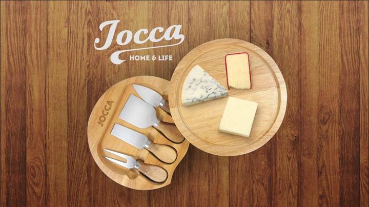 Actual product image Jocca Cheese board with 4 cheese knives