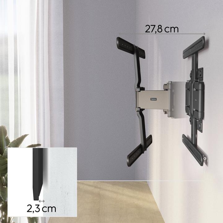 Produktbild Hama Ultraslim (Wand, 90", 50 kg)