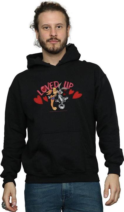 Image du produit Looney Tunes - Sweat à capuche BUGS BUNNY AND LOLA VALENTINE'S DAY LOVED UP - Homme (L)