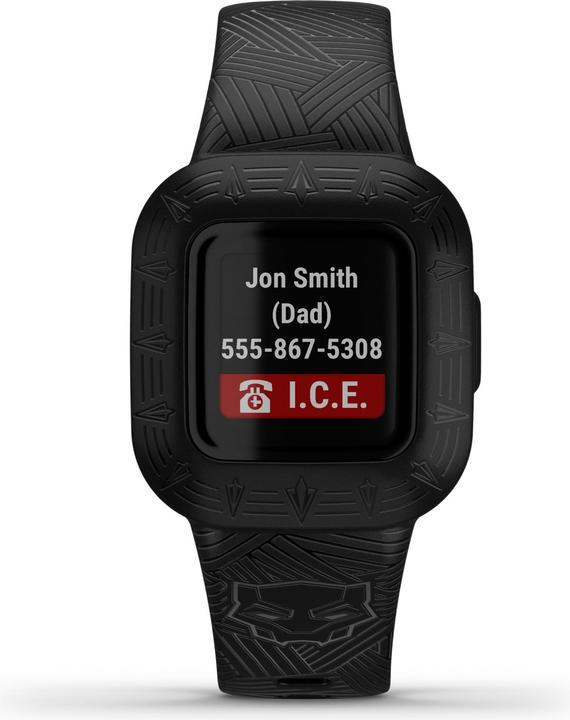 Actual product image Garmin Vivofit jr. 3 Marvel Black Panther (20 mm)