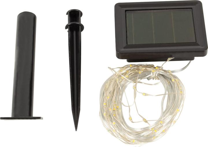 Image du produit H & S Collection Fil lumineux solaire, 100 LED, IP44 (2 m)