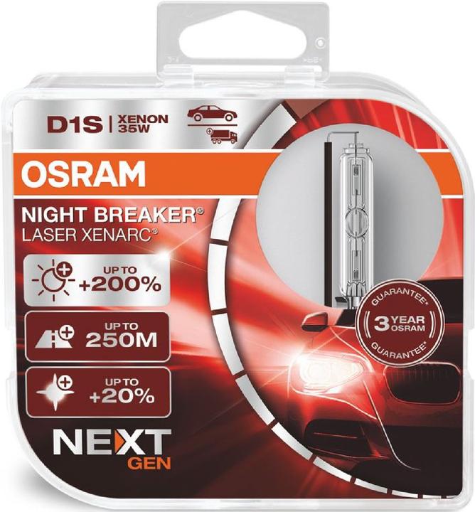 Actual product image Osram Night Breaker Laser Xenarc (D1S)
