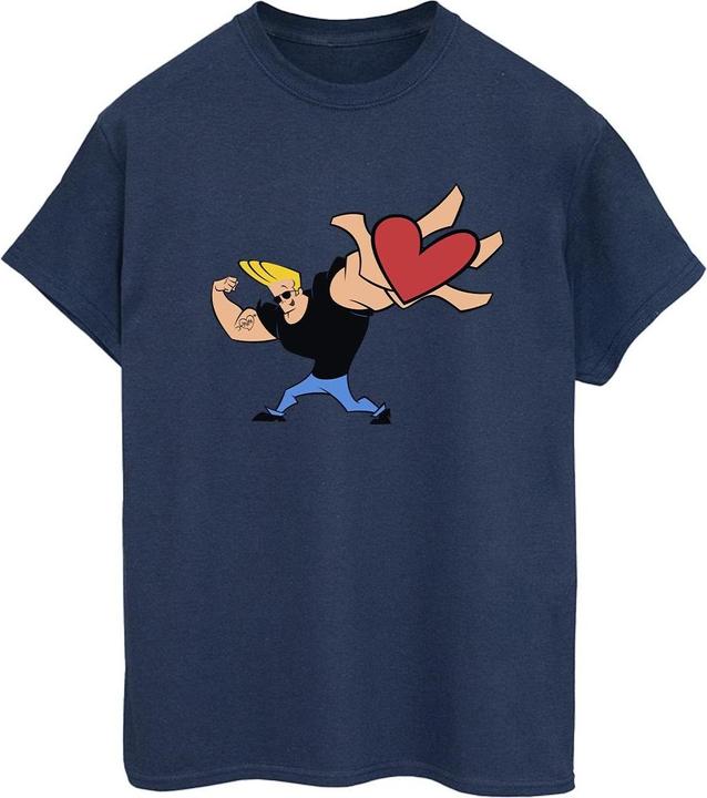 Immagine prodotto Johnny Bravo Heart Present Maglietta Ampia Donna (XL)