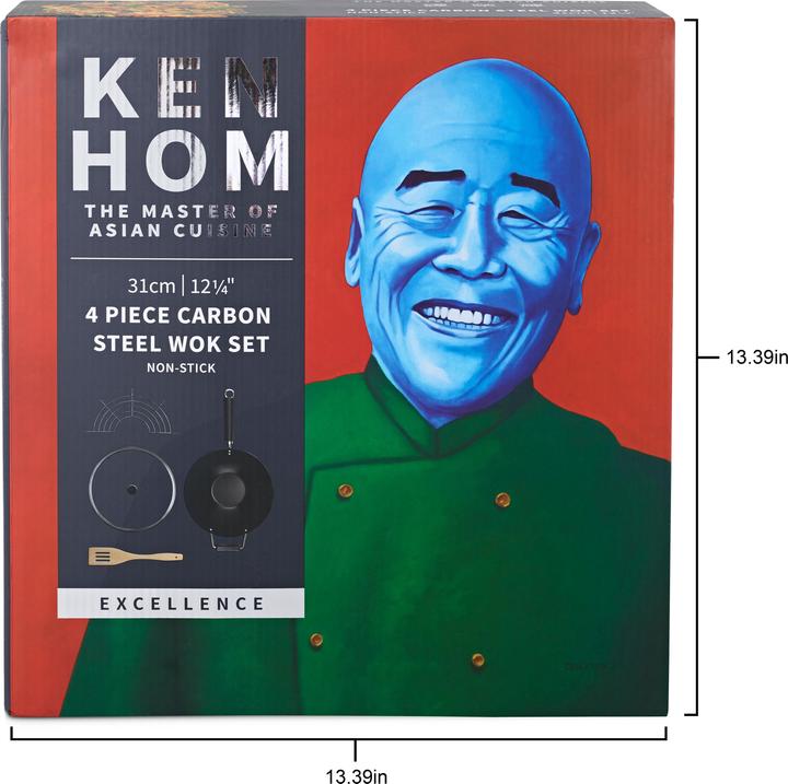 Produktbild Ken Hom Performance Wok (31.90 cm, Wok Pfanne, Stahl, Eisen)