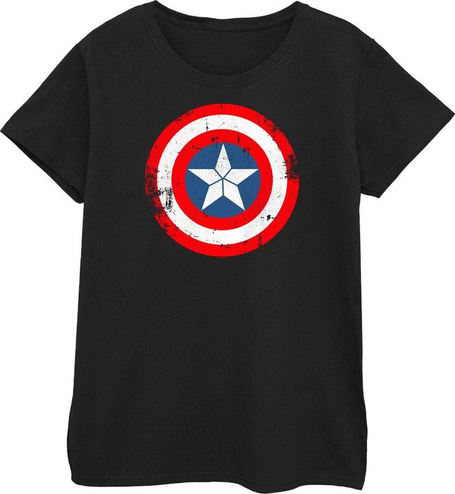 Produktbild Captain America Civil War Distressed Shield TShirt (L)