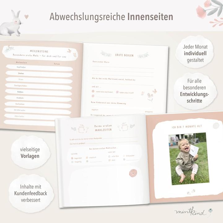 Actual product image Mintkind Dein erstes Lebensjahr (21 x 21 cm)