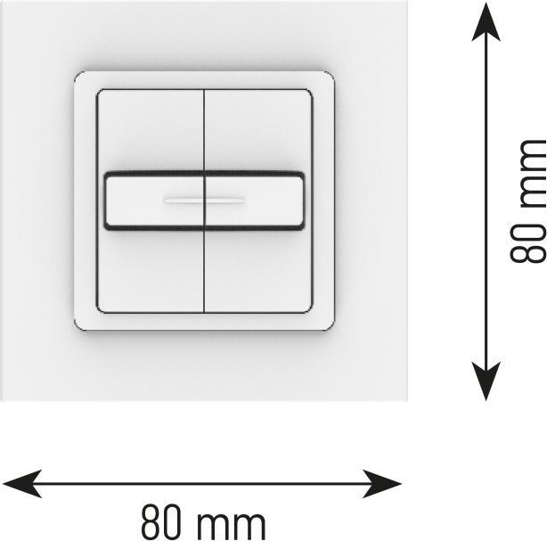 somfy Doppeltaster