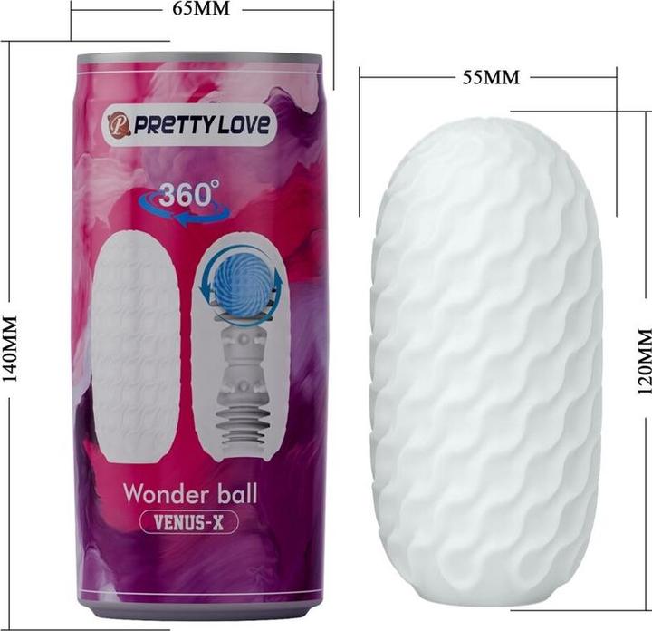 Immagine prodotto Pretty Love Masturbatore Maschile Venus X Modello 3 Bianco