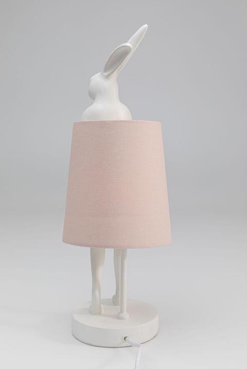 Actual product image Kare Design Table lamp Animal Rabbit White / Pink 50cm (E14)