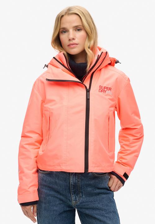 Produktbild Superdry HOODED EMB WINDBREAKER JKT Dames Jas - Maat M (12)