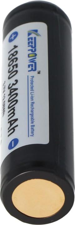 Immagine prodotto Keeppower Batteria 18650 protetta con PCB (1 pz., 18650, 3400 mAh)