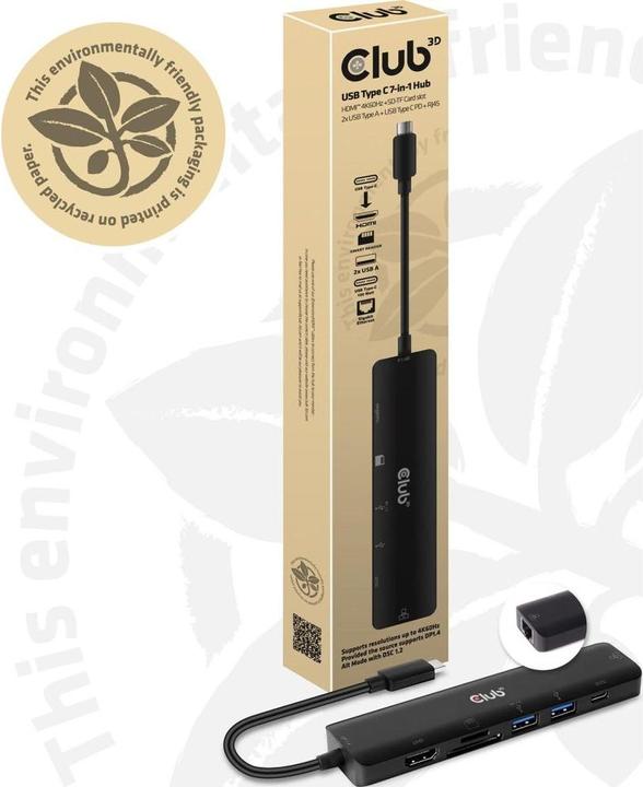Actual product image Club 3D CSV-1592 (USB-C, 2 Ports)