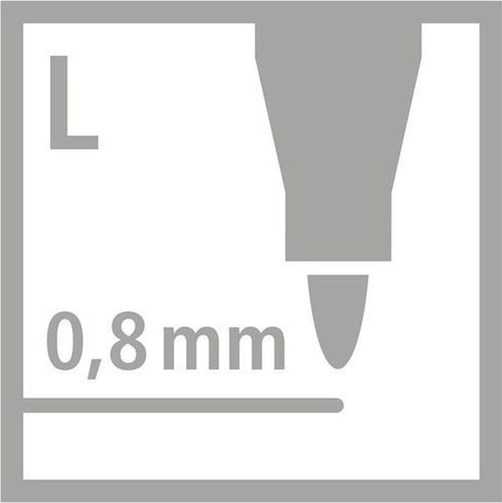 Produktbild STABILO GREENpoint umweltfreundlicher Filzschreiber (Grün, Schwarz, Lila, Türkis, Blau, Rot, 6 x)