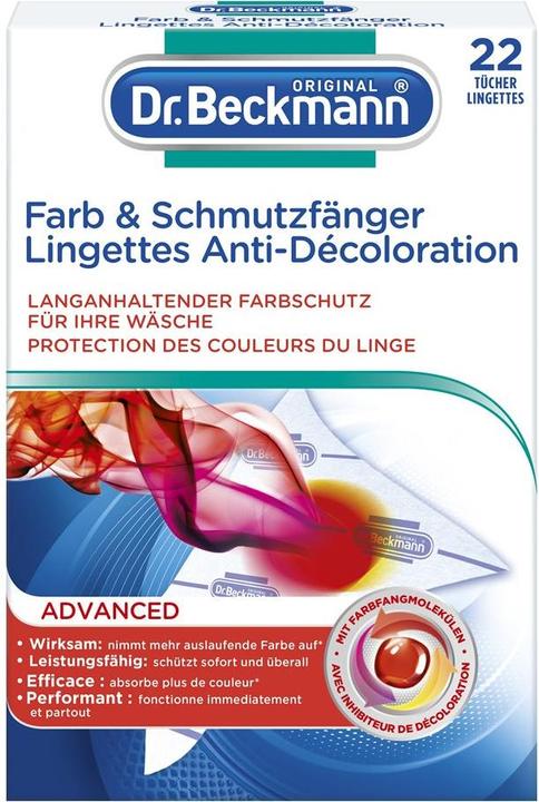 Dr. Beckmann Farb- und Schmutzfänger mit Mikrofaser + Farbfang-Moleküle (22 Washing cycles, Washcloths)