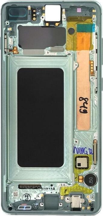 Produktbild Samsung Display-Einheit + Rahmen G975F Galaxy S10 + prism green GH82-18849E (Display, Galaxy S10+)