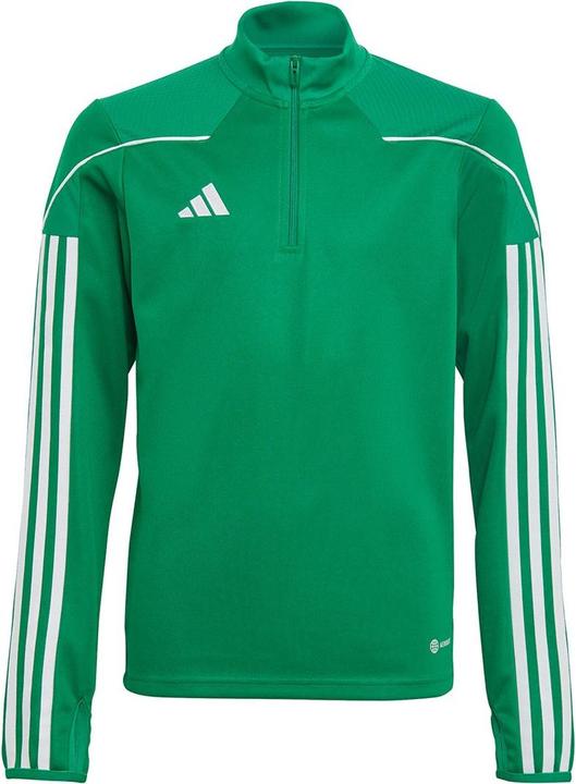 adidas Kinder Sweatshirt Tiro 23 League Trainingsoberteil grün IB8473 (116cm) (116)